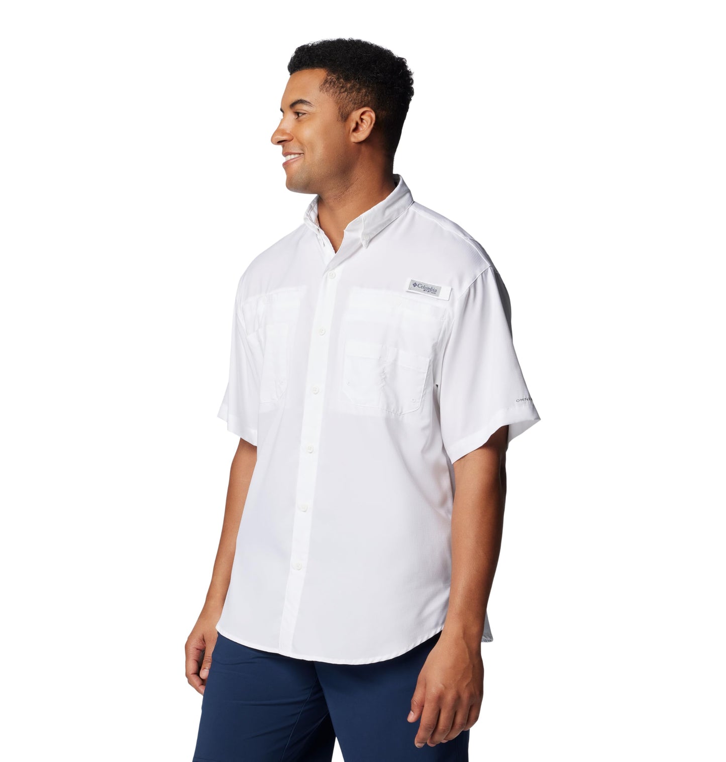 Columbia Men's Tamiami II Short Sleeve Fishing Shirt (White, Medium)