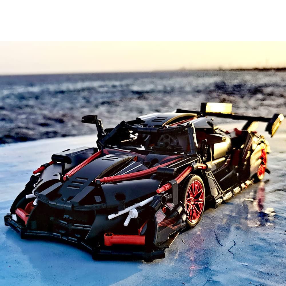 Adults Challenging Racing Car Building Blocks Kit,1:14 1391 Pieces Car Model Building Set DIY Toys for Boys Age 12 13 14 15 16 88301