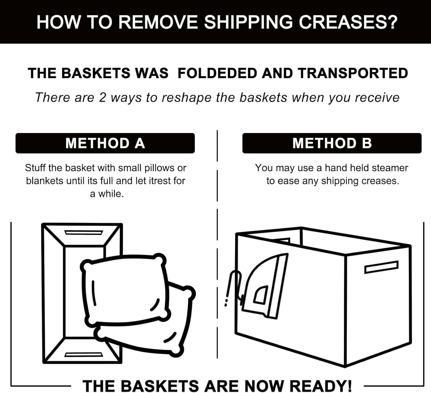 OIAHOMY 3 Pack Storage Baskets for Organizing, Cotton Rope Basket for Shelves, Closet Organizer Bins, Rectangle Small Baskets with Handles, Toy Basket, 13.78''×9.84''×5.5'', Brown & White