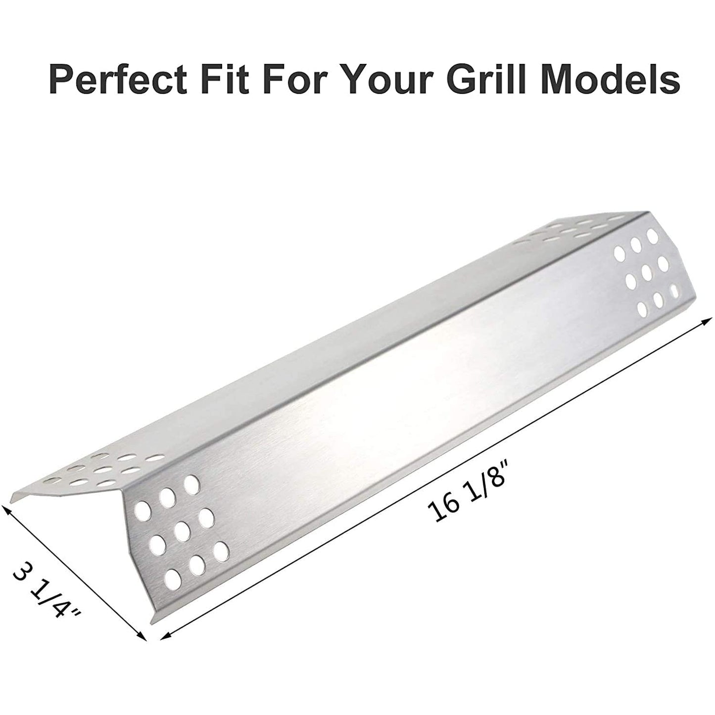 Criditpid Grill Replacement Parts for Kitchenaid 720-0745B 740-0780 720-0745 720-0733A 720-0745A 720-0733, Grill Burner Heat Plate Shield Igniter for Jenn-Air 720-0720 Grill Models.