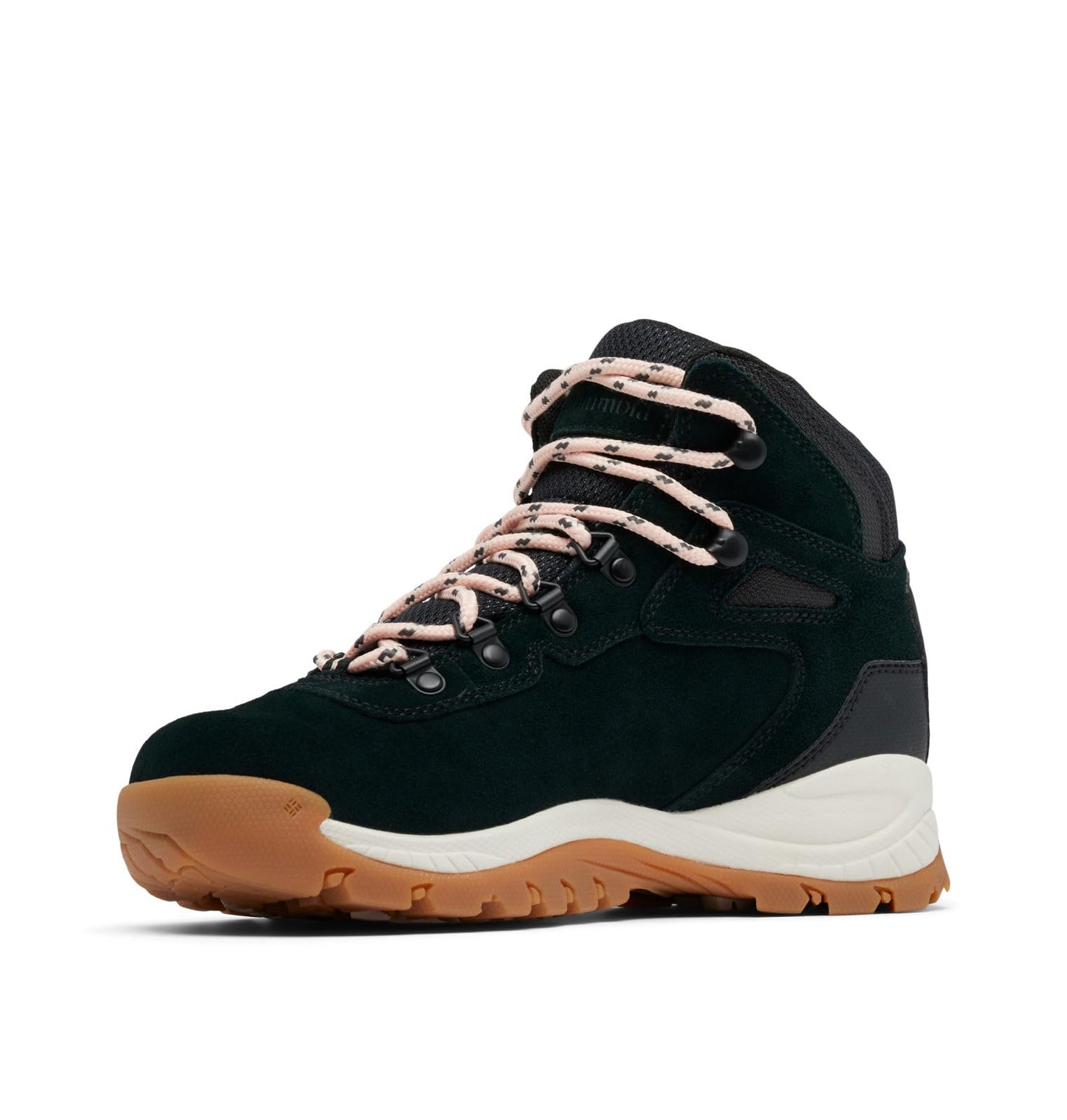Columbia Women's Newton Ridge Plus Waterproof Amped, Black/Blush Rose, 5.5