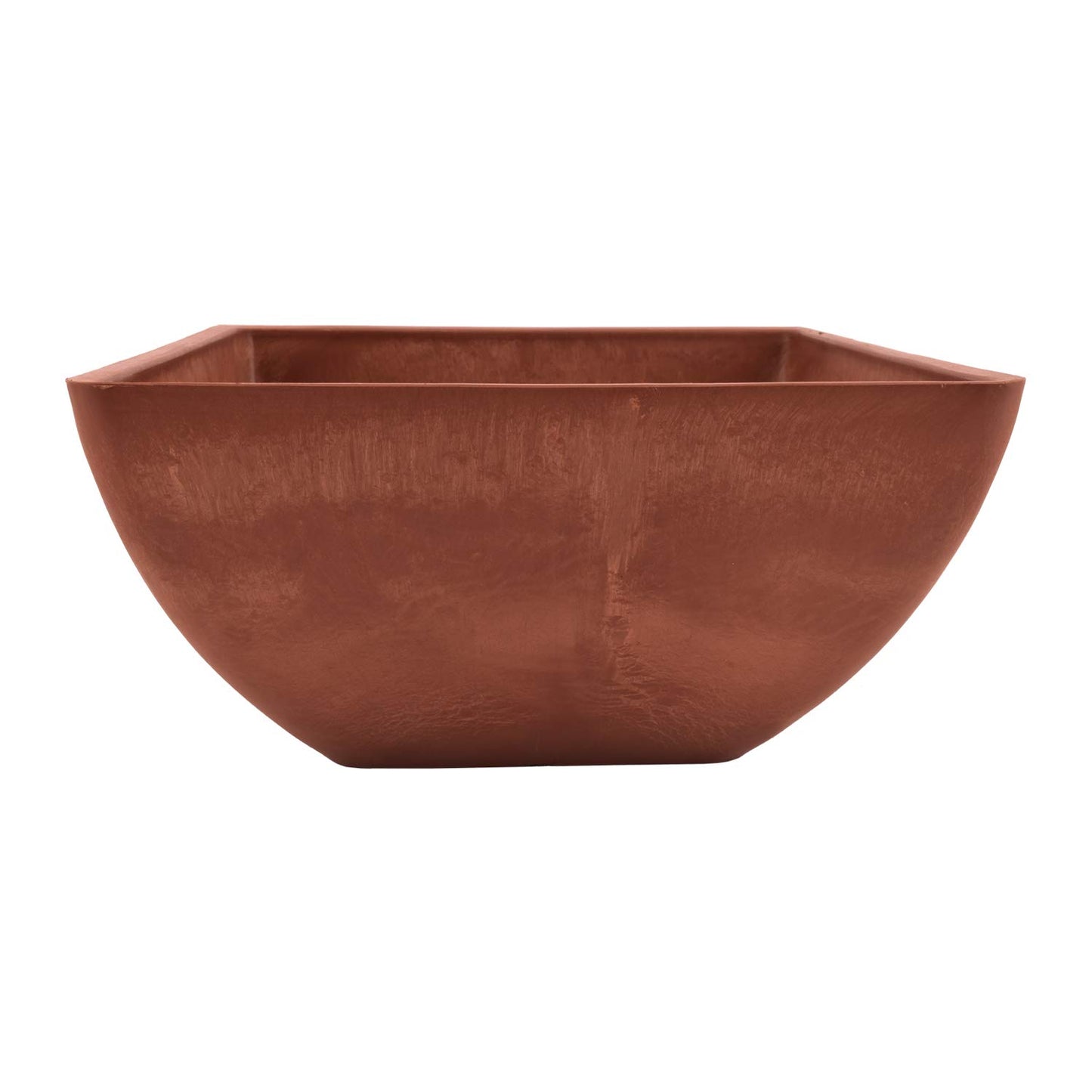 Arcadia Garden Products PSW PIPFBD30TC Simplicity Square Planter, Terra Cotta