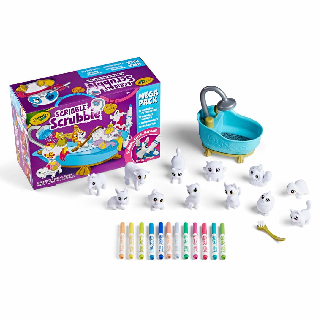 Crayola Scribble Scrubbie Pets Mega Set 2.0