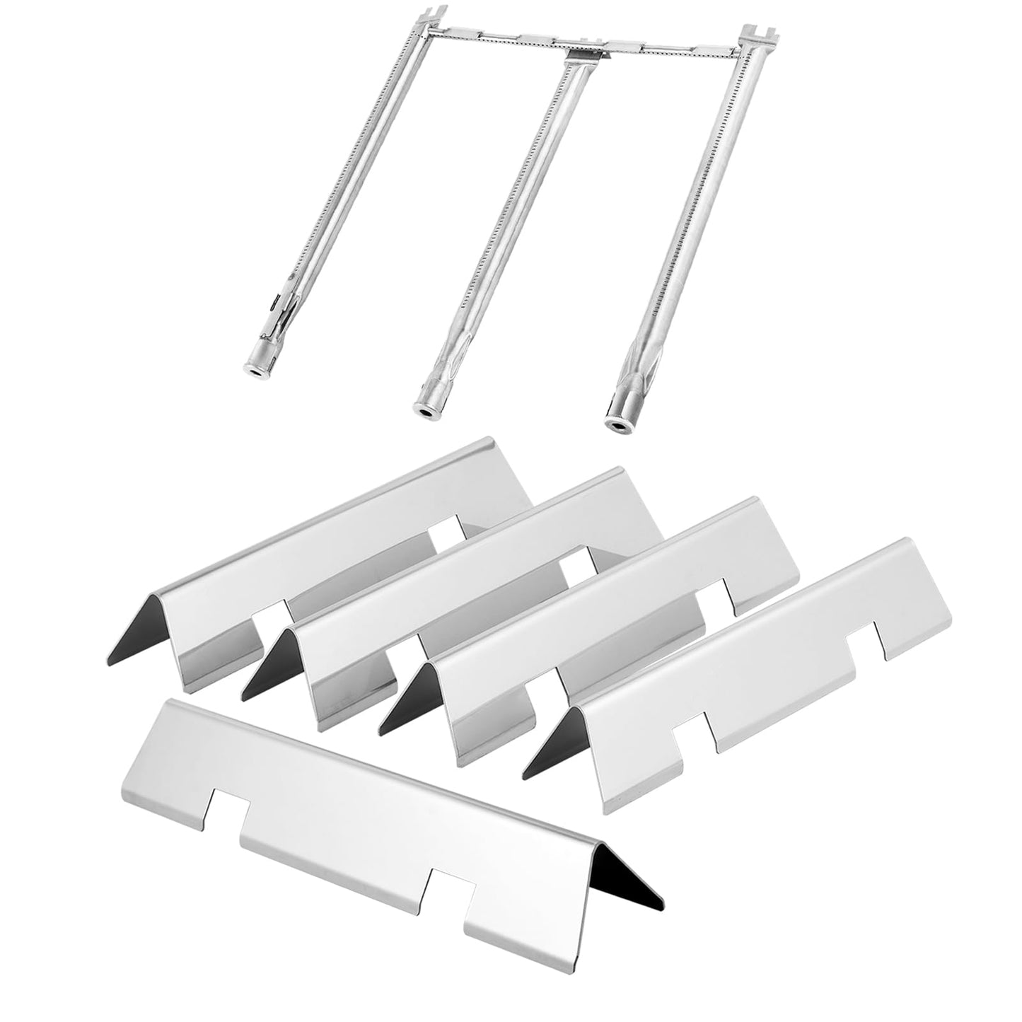 Spirit II E310 Parts 7636 Flavorizer Bars Burners for Weber Spirit Grill Parts Spirit 2 Replacement Parts GS4 Series 300 E-310 S-310 E-320 S-320 E-330 S-330 ii E-310 ii 330 Flavor Bars Burner Covers