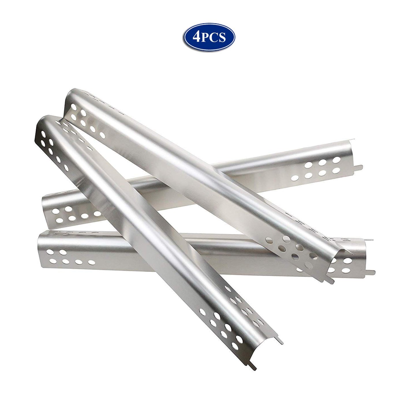 Utheer Grill Parts for Charbroil Performance 475 4 Burner 463347017, 463361017, 463673017, 463342119, 463376018P2 Gas Grills, Included Burner Tube, Heat Plate Shield, Adjustable Crossover Tubes