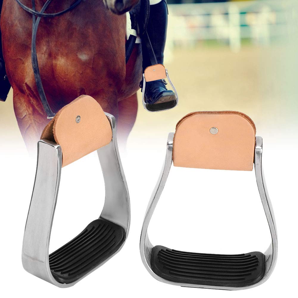 Horse Riding Stirrups Western Saddle Tack Aluminum Cushioned Stirrups for Horse Riding and Training