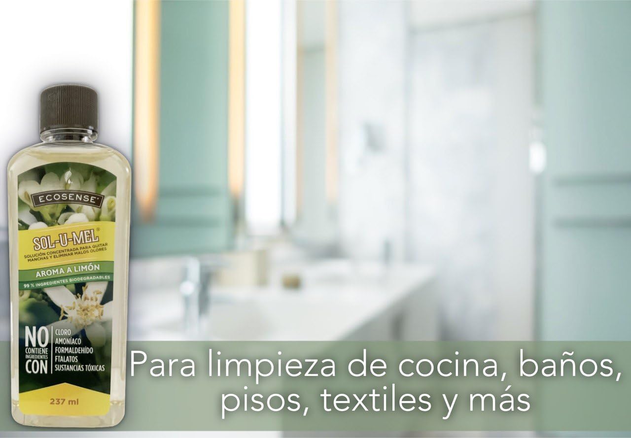 Sol-U-Mel 3-in-1 Cleaner Lemon 8oz