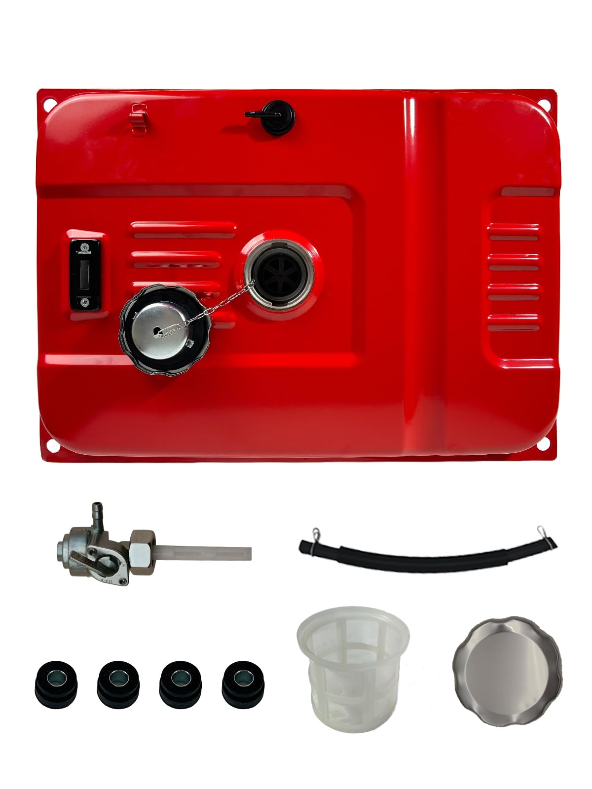 YAMAKATO ≈19.5x13.5" Generator Gas Fuel Tank for Predator 4375 Honda EC2500 Wen 3500 power pro and Clone etc. 196cc 212cc 208cc 224cc 6.5hp 3200 4500 and More(5 gallons)