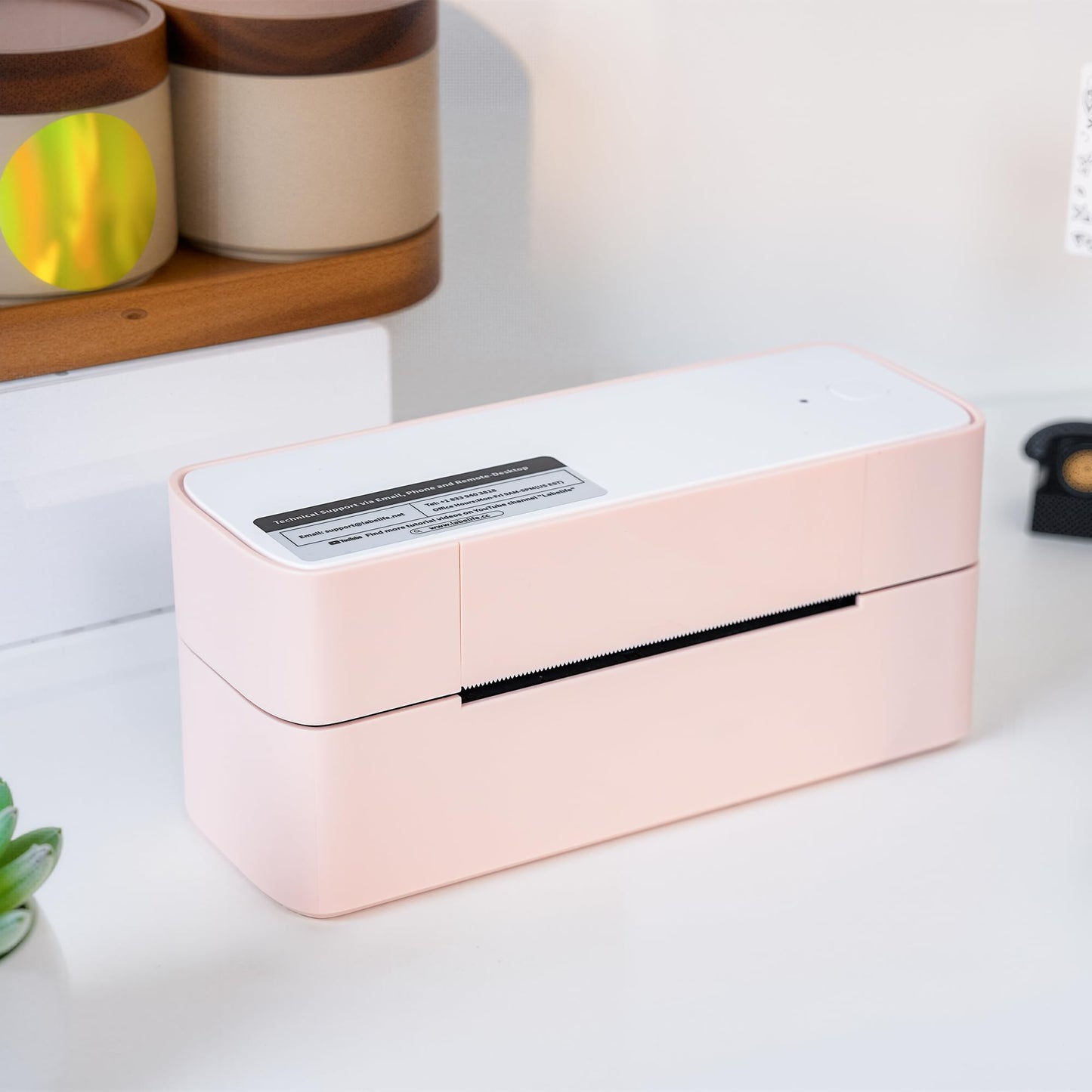 Itari Bluetooth Thermal Shipping Label Printer, 245-BT Wireless Label Printer 4x6, Desktop Label Printers for Small Business & Shipping Packages, Support iOS, Android, Windows, Amazon, Shopify, USPS