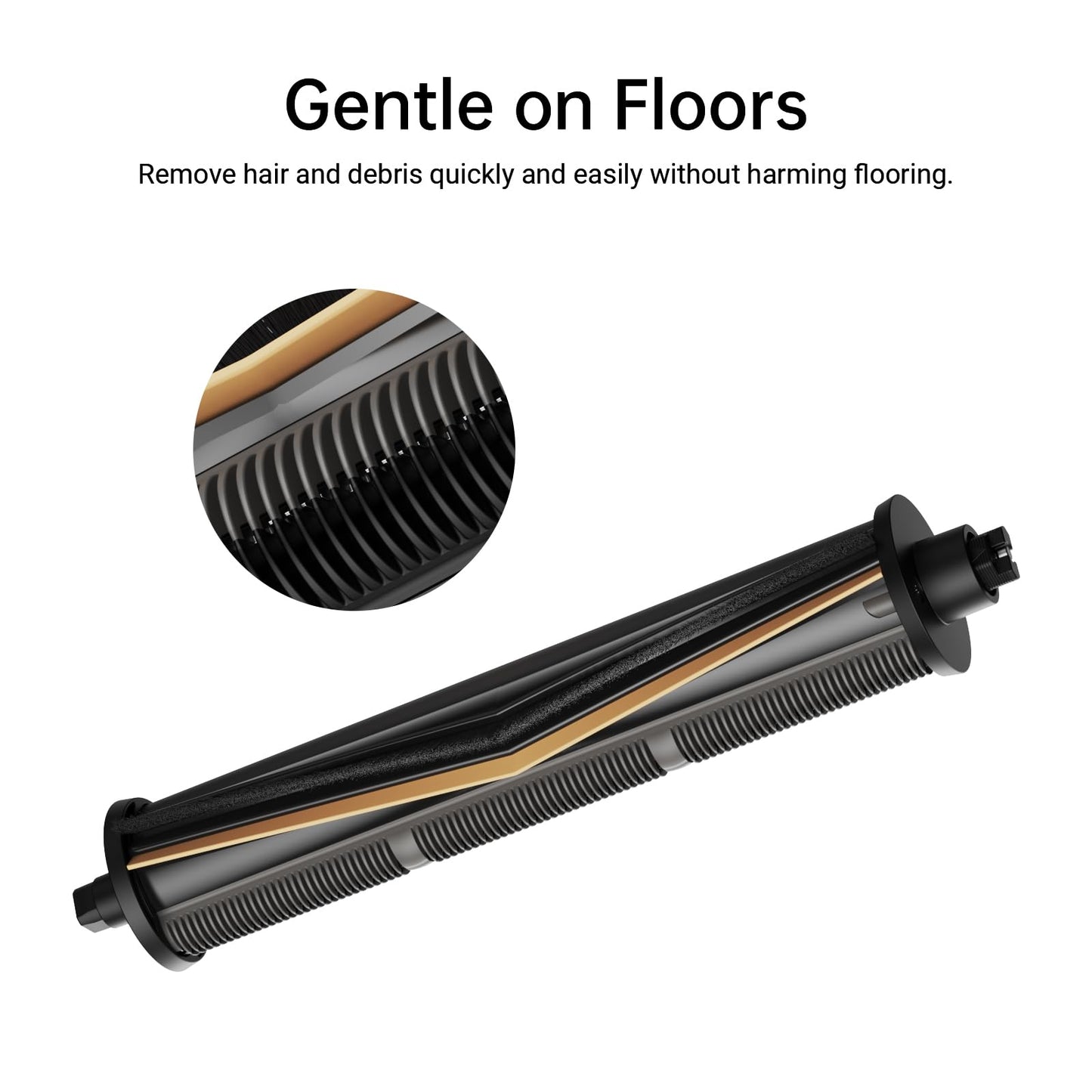 DREAME TriCut Brush Compatible with L10s Pro Ultra/X40 Ultra/L40 Ultra/L10s Ultra Gen2/L40 Ultra Gen2/L40s Ultra CE/L40s Ultra AE/L60 Ultra FE/D30 Ultra, Ideal for Pet Hair, Carpet and Hard Floor
