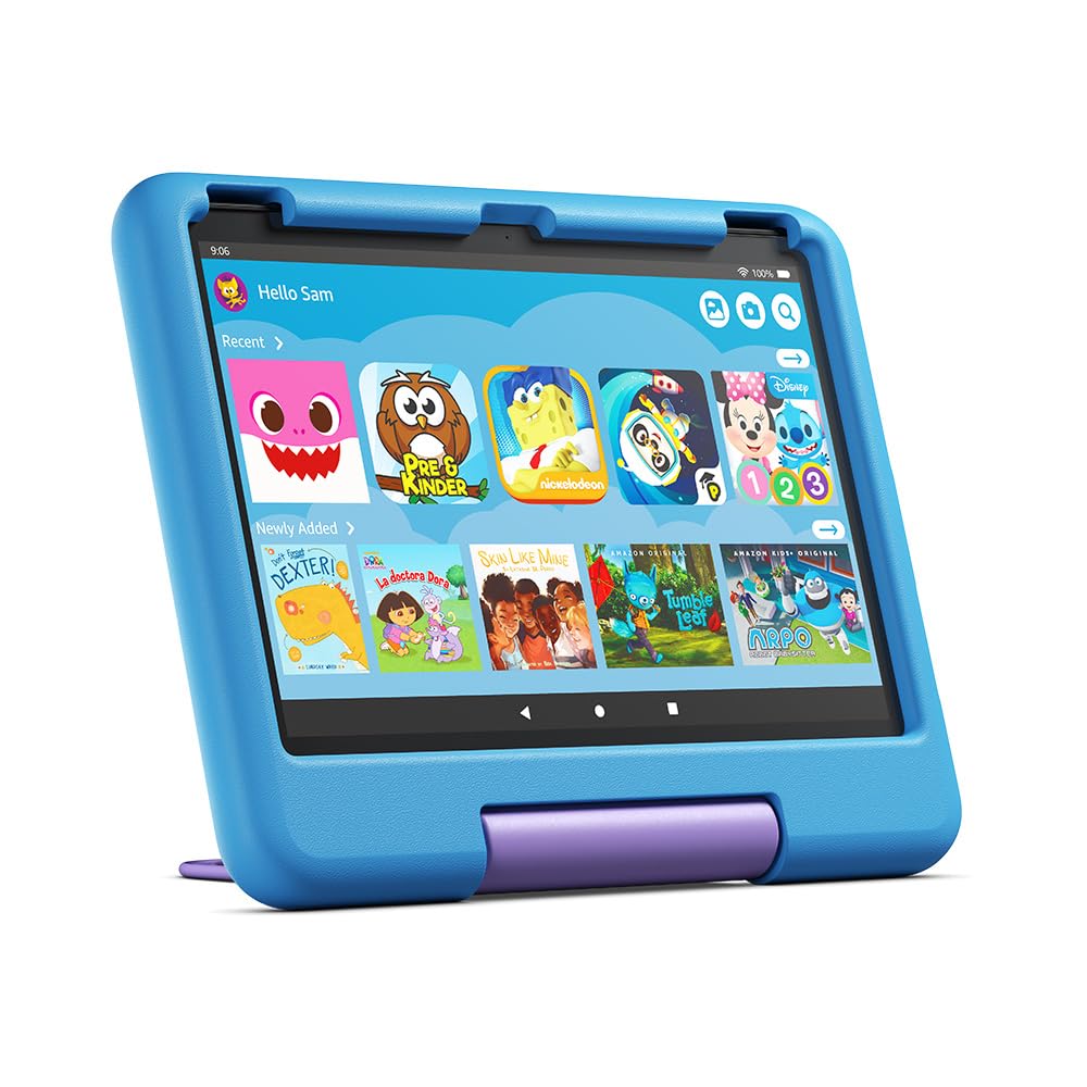 Amazon Kid-Proof Case for Fire HD 10 tablet (Only compatible with 13th generation tablet, 2023 release) - Blue