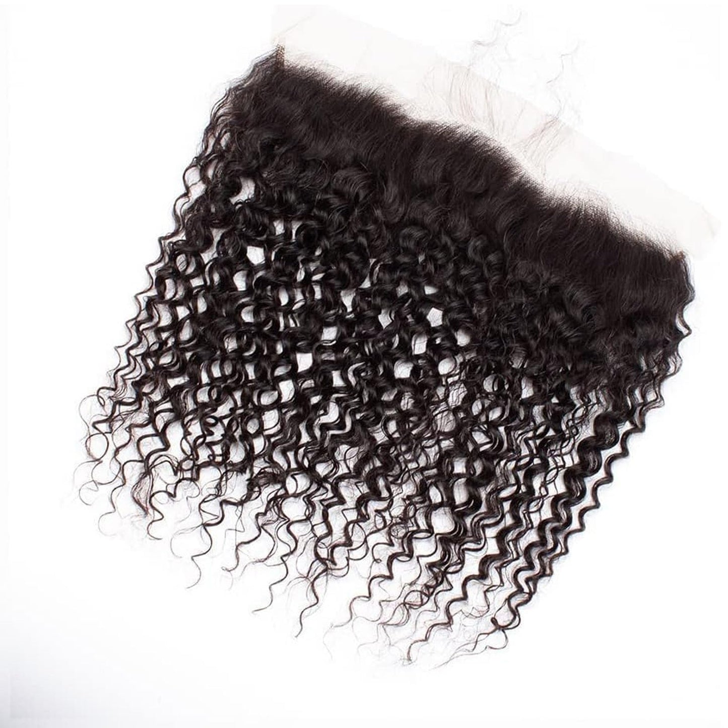 13x4 Lace Closure Human Hair Ear To Ear HD Lace Frontal180% Density Free Part Full Lace Frontal Brazilian Virgin hair (13x4 Kinky Curly, 22 Inch)