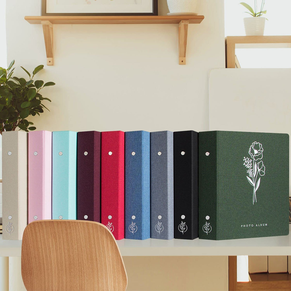 Lanpn Photo Album 4x6 1000 Pockets, Extra Large Capacity Linen Cover Picture Albums Holds 1000 Horizontal and Vertical Photos Blue