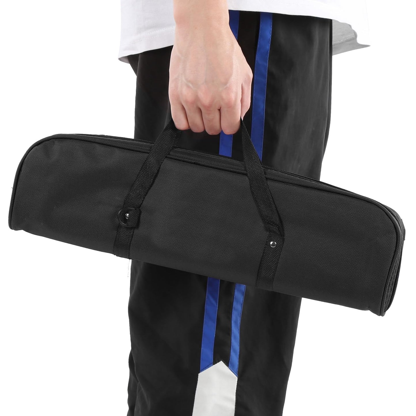 Melodica 32 Key Air Piano Instrument with Double Mouthpiece Tubes Carrying Bag for Beginners Adults Music Education and Practice(Black)