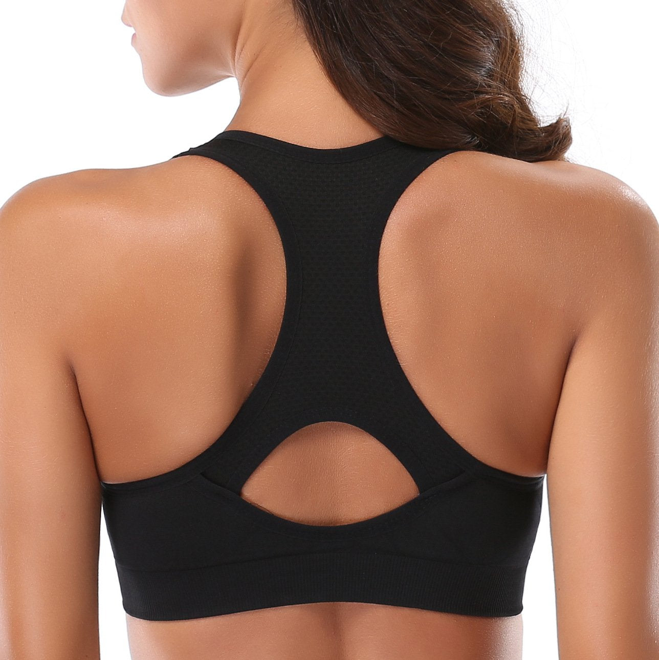 MIRITY Women Racerback Sports Bras - High Impact Workout Gym Activewear Bra, 5color, XX-Large