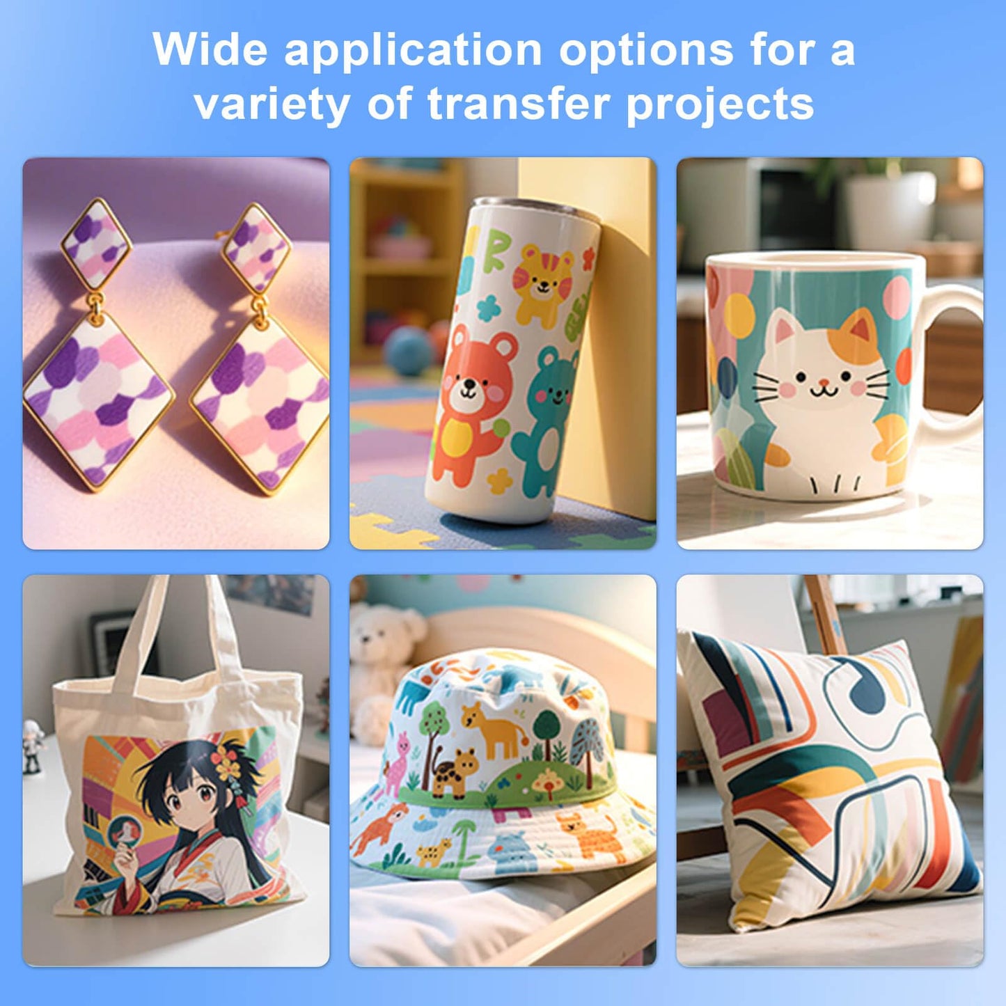 JoyPrinting Sublimation Ink for ET-2803 ET-2800 ET-2850 ET-2720 ET-2400 ET-2750 ET-2760 ET-2840 ET-3760 ET-4800 ET-4700 ET-15000 for Heat Press Transfer on Mugs T-Shirts 500 ML
