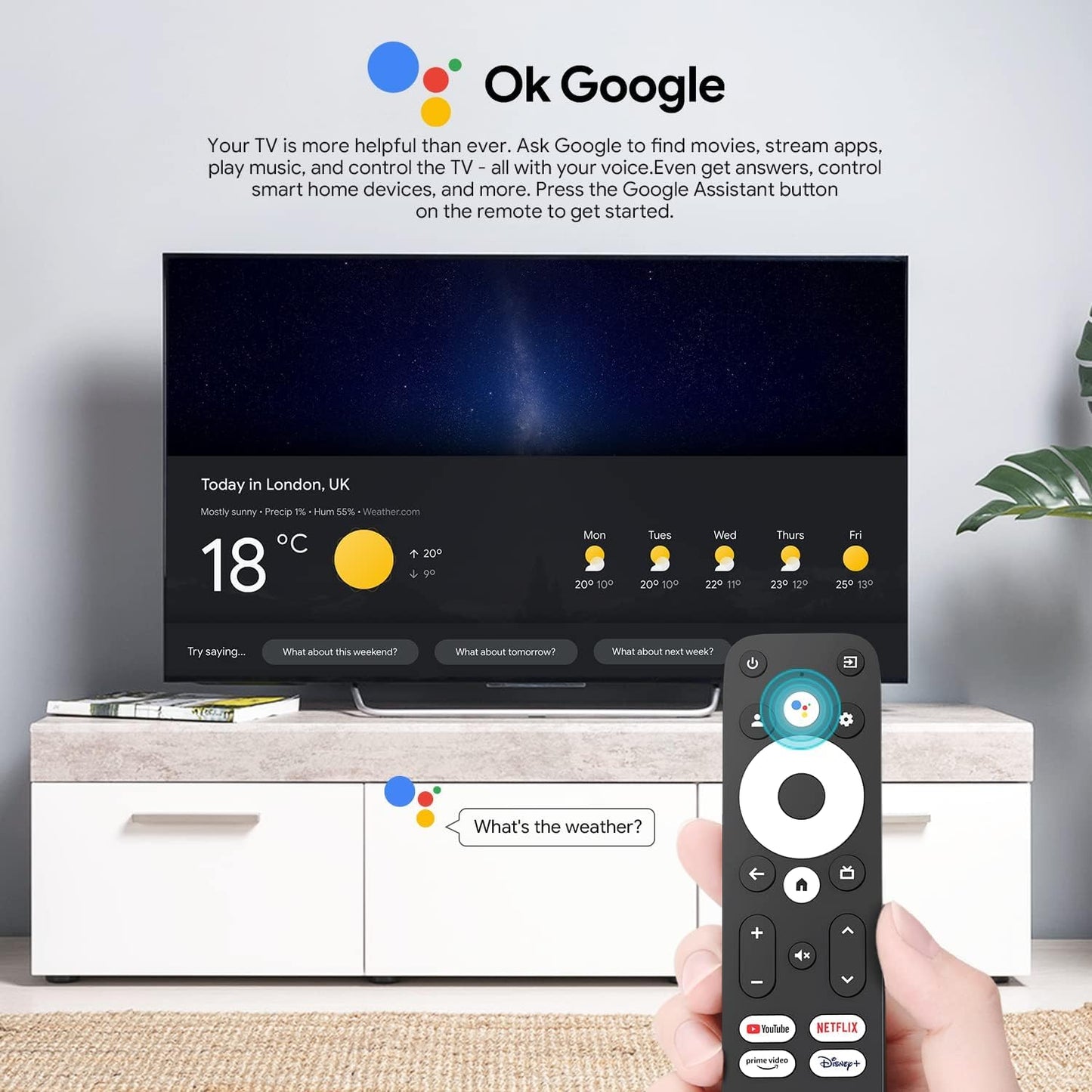 Android TV Box 11.0, MECOOL KM7 Plus Smart TV Box 4K HDR 2GB 16GB Support 2.4G/5.0G/BT 5.0/AV1 Google TV Remote Streaming Media Player with Amlogic S905Y4 Netflix Google Assistant Dolby Atmos