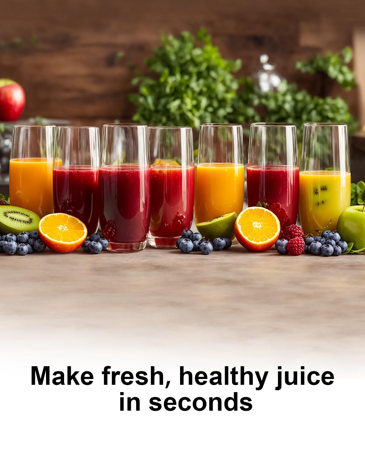 SiFENE Juicer Machine, Quick Juicer Extractor Maker, 3" Big Mouth for Whole Veggies & Fruits, Easy to Clean, Non-BPA Stainless Steel Kitchen Juicer (Silver)