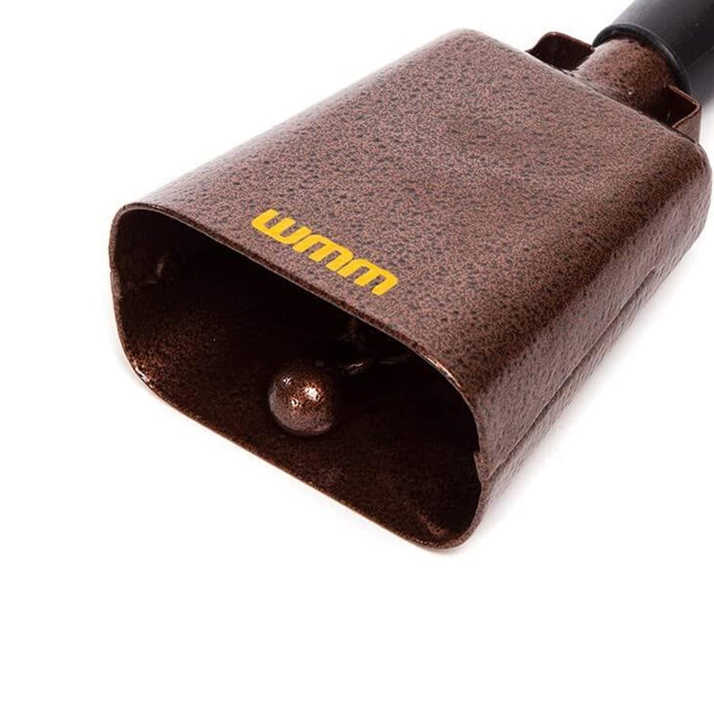 2-Pack 10 Inch Cow Bell Noise Maker Cowbell with Handle for Sports Events Cheering Bell Large Solid School Bells Call Bell Alarm Bell (Copper)