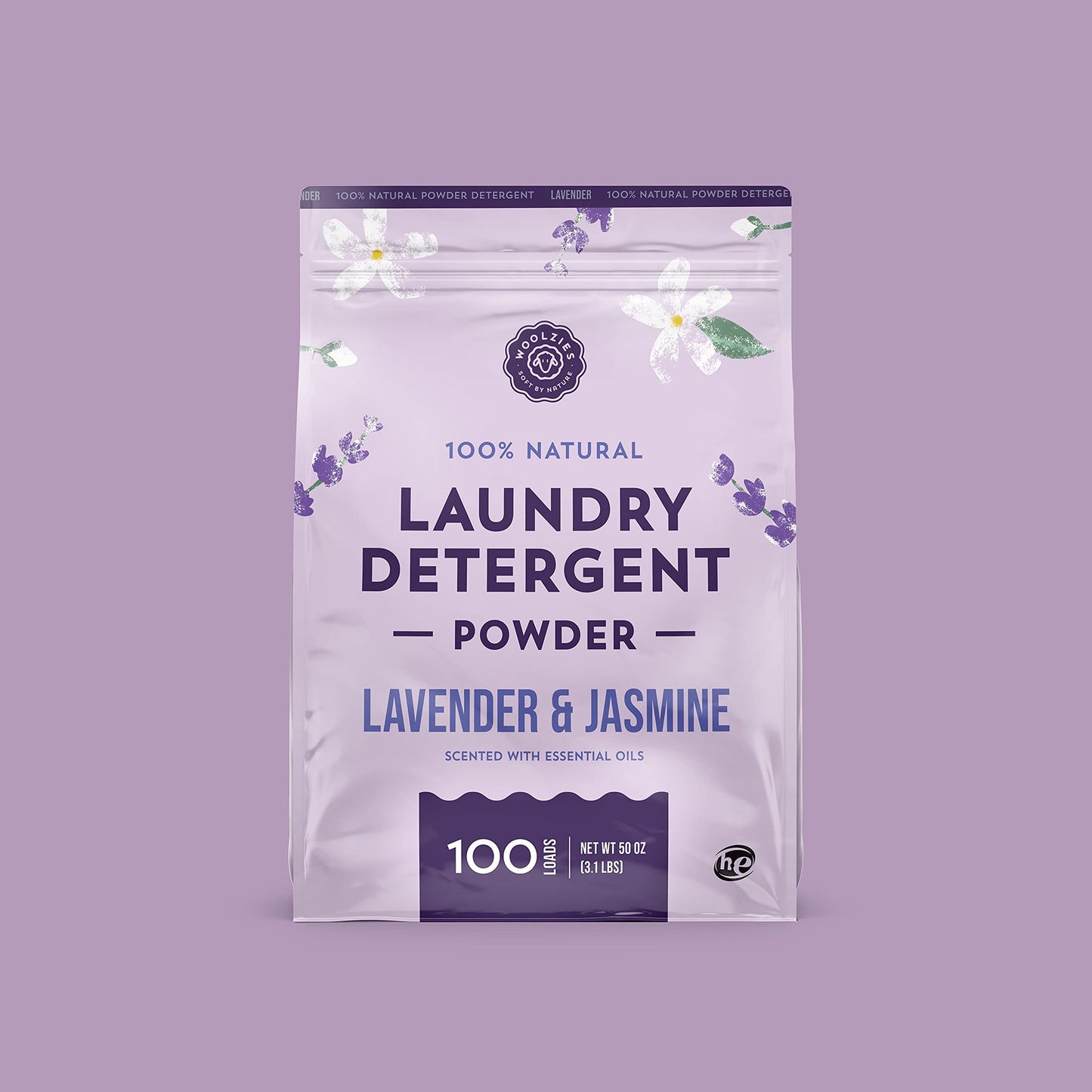 Woolzies - Dream Clean Laundry Detergent 100 Loads Lavender and Jasmine - 50 oz.