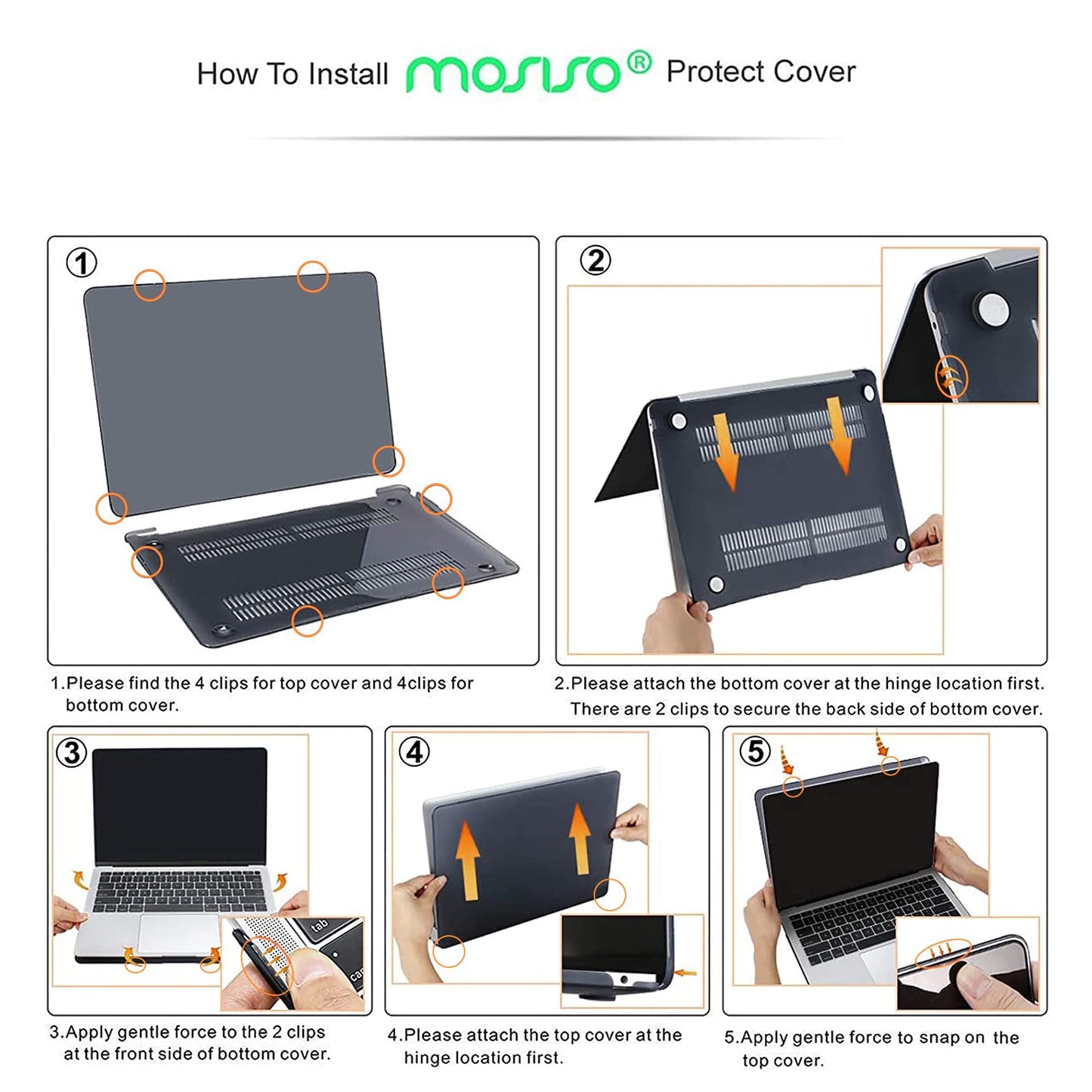 MOSISO Compatible with MacBook Air 13 inch Case M1 Chip 2021 2020 2019 2018 Release A2337 A2179 A1932 Retina Display, Plastic Hard Shell Case&Bag&Keyboard Skin&Webcam Cover&Screen Film, Black
