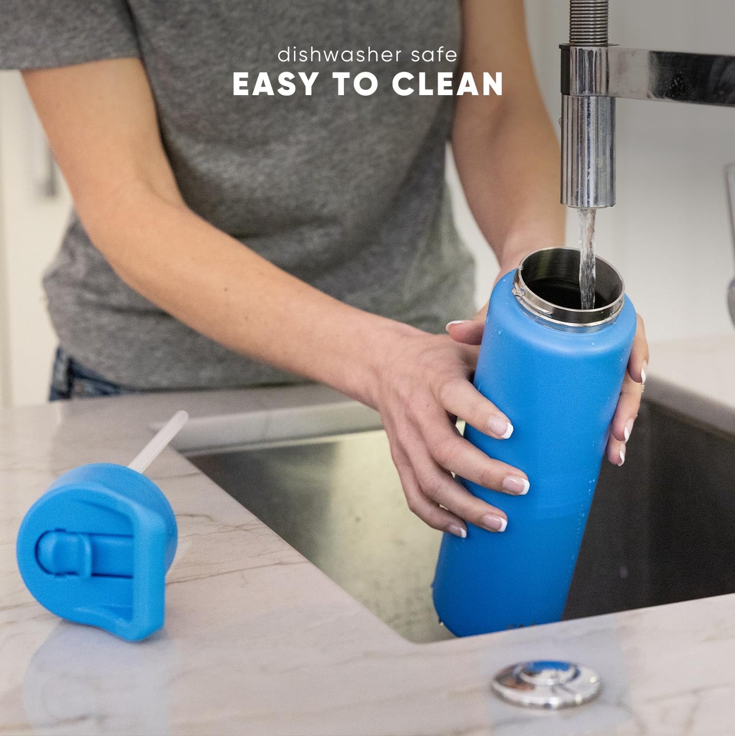Simple Modern Water Bottle with Straw Lid | Vacuum Insulated Stainless Steel Metal | Reusable Leak Proof BPA-Free Flask for Sports Gym | Summit Collection | 30oz, Cream Leopard