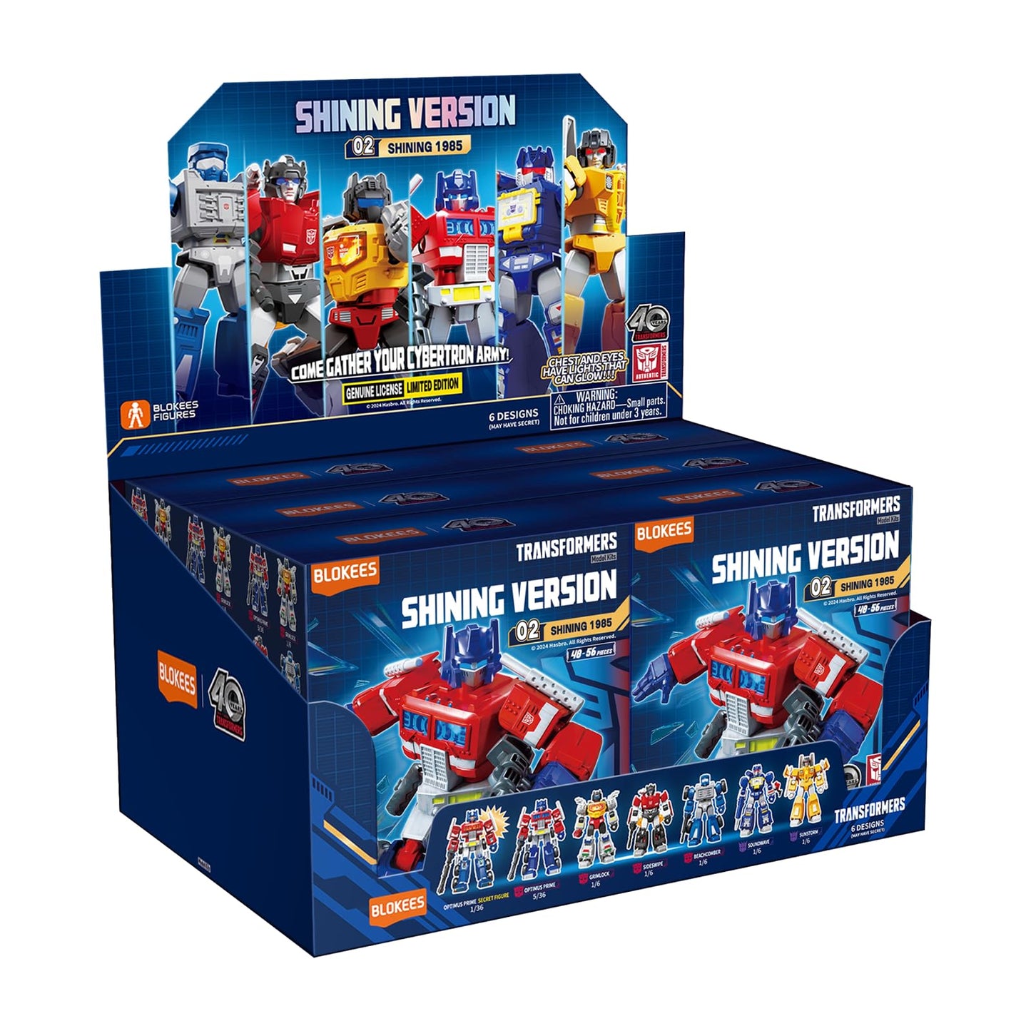 Blokees Transformers Shiny Version (Wave 2) 6-Piece PDQ