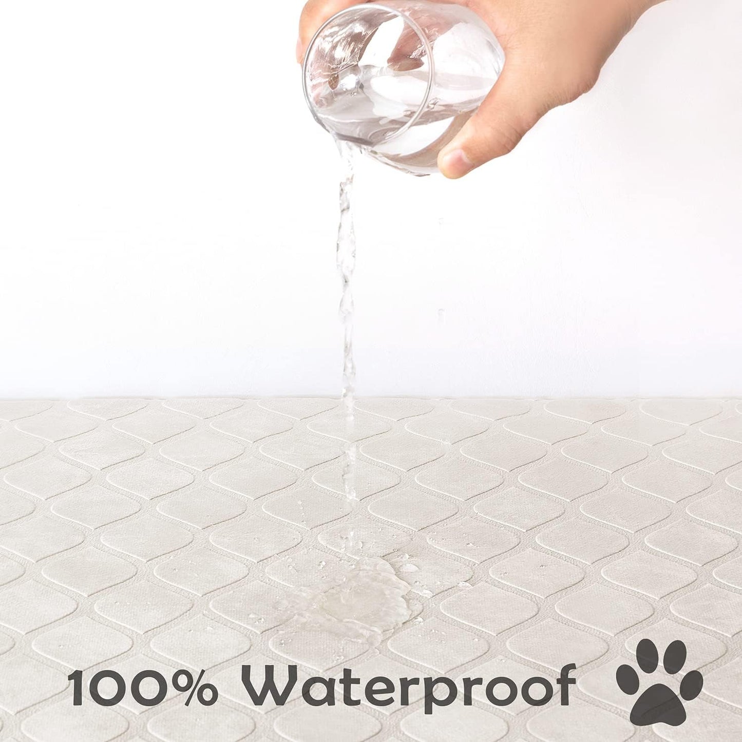 fuguitex Waterproof Dog Blanket Bed Cover Dog Crystal Velvet Moroccan Fuzzy Cozy Plush Pet Blanket Throw Blanket for Couch Sofa