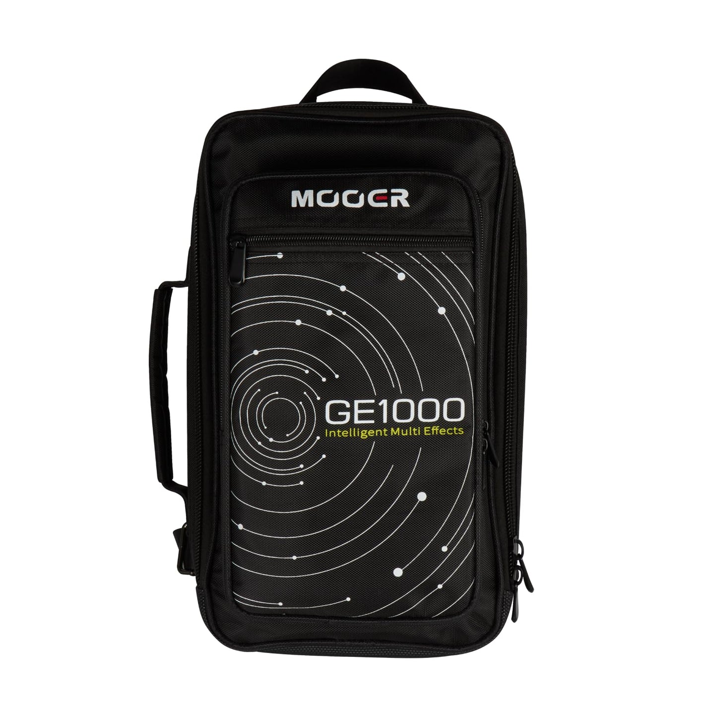 MOOER SC-1000 Carry Bag Case for GE1000 Guitar Multi-effects Pedal, Guitar Pedal Board Storage Bag with Compartment for Guitar Cable or Other Accessories, Black