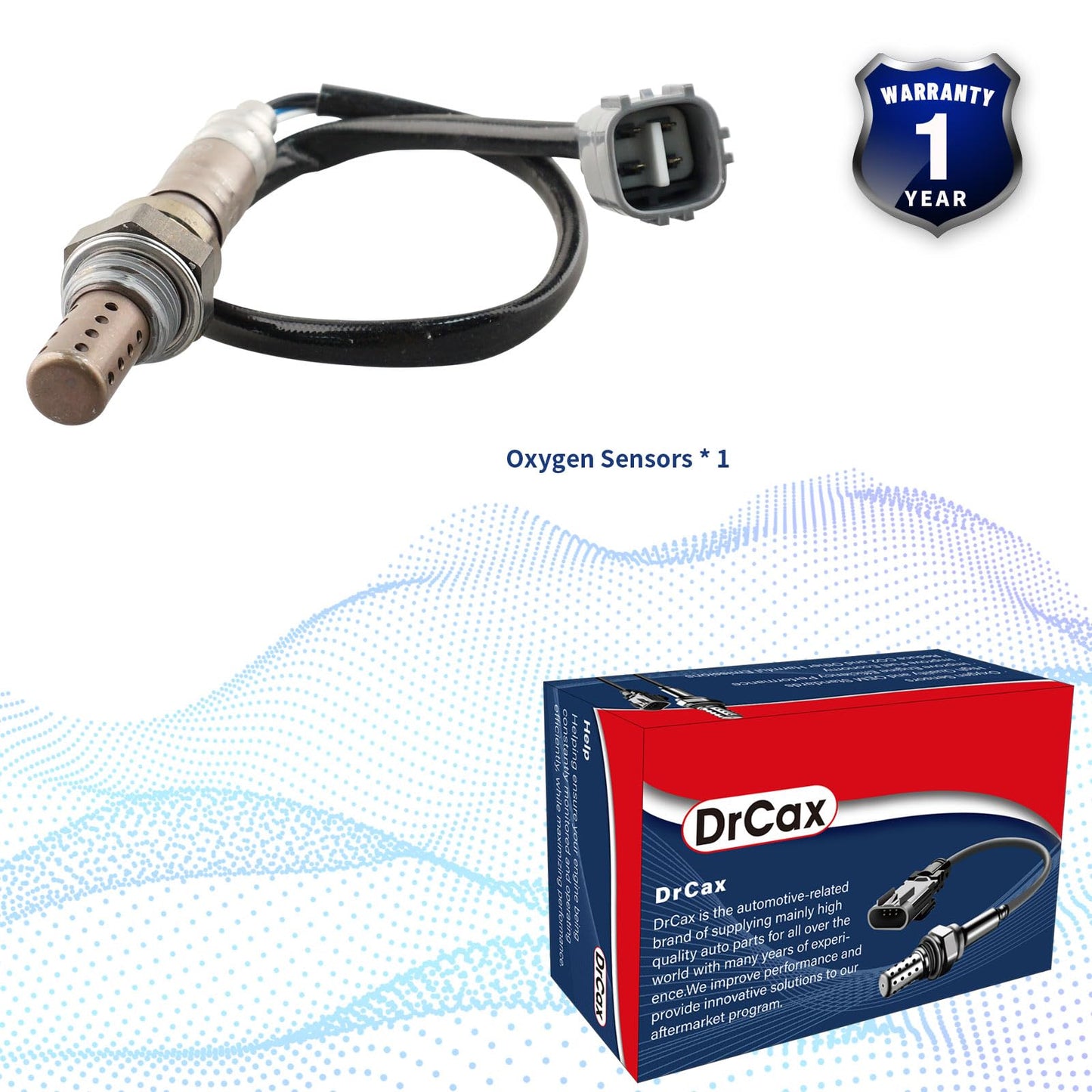 DrCax 234-4622 Oxygen O2 Sensor Downstream Heated Air Fuel Ratio Compatible with Toyota 4Runner Camry RAV4 Solara Tacoma Avalon Lexus ES300 ES300h ES330 GS300 Replace 89465-42200 89465-42170