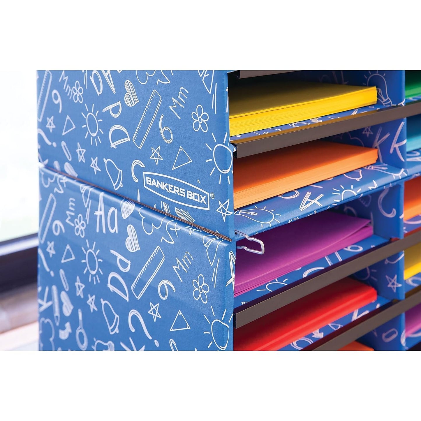 Bankers Box Classroom 15 Compartment Literature Sorter, Single (3384301)
