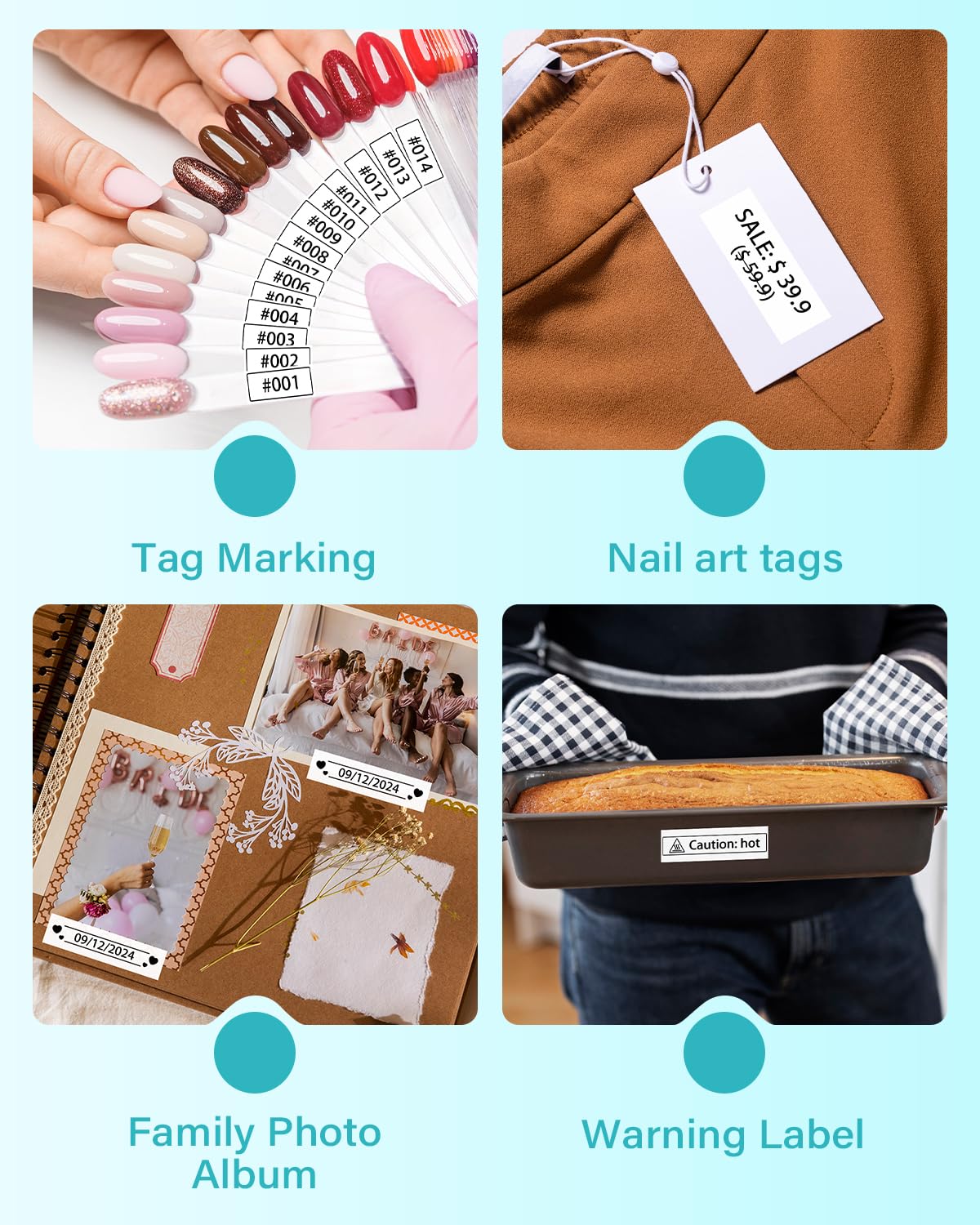 5 Pack TZe-241 TZe241 Label Maker Tape 18mm Compatible with Brother P-Touch TZe Tape 18mm 0.7" TZ-241 Laminated White TZe Tz Tape 18mm White for Brother Ptouch PT-D400 PTD410 PTD600 PT-D610BT