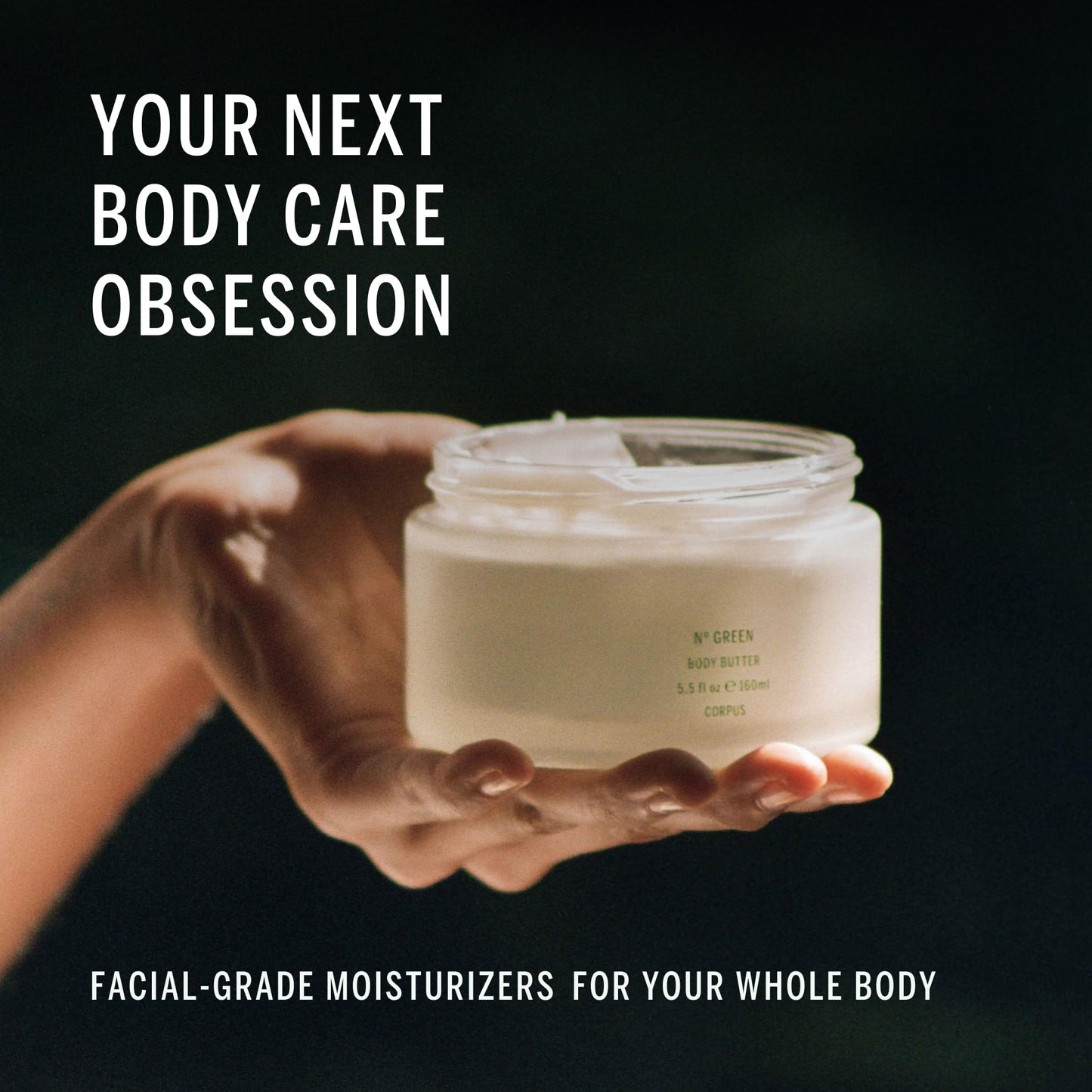 Corpus - Body Butter |Plant-Based Body Cream with Almond and Aloe, Acne Friendly, Vegan, Cruelty Free, Non Toxic, Made In The USA, Men & Women 5.5 oz | 160 ml