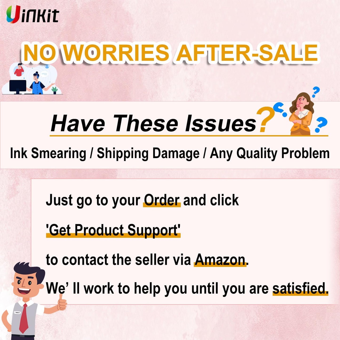 Uinkit 105 Sheets Premium Printable Vinyl Sticker Paper for Inkjet Printer Cricut,included 100Sheets Glossy and 5Sheets Clear Label DIY projects,Dries Quickly,Tear-Resistant,Waterproof,Removable