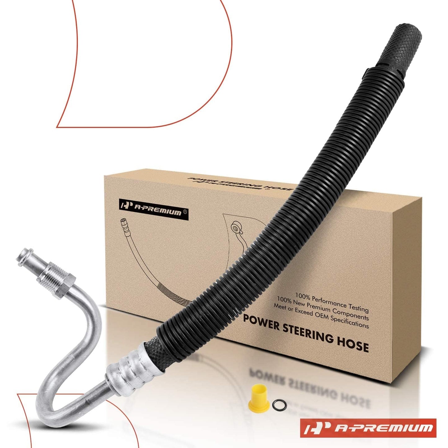 A-Premium Power Steering Return Hose Line Assembly Compatible with Ram 2500 2011-2018, 3500 2012-2018, 5.7L 6.4L, Gear To Cooler