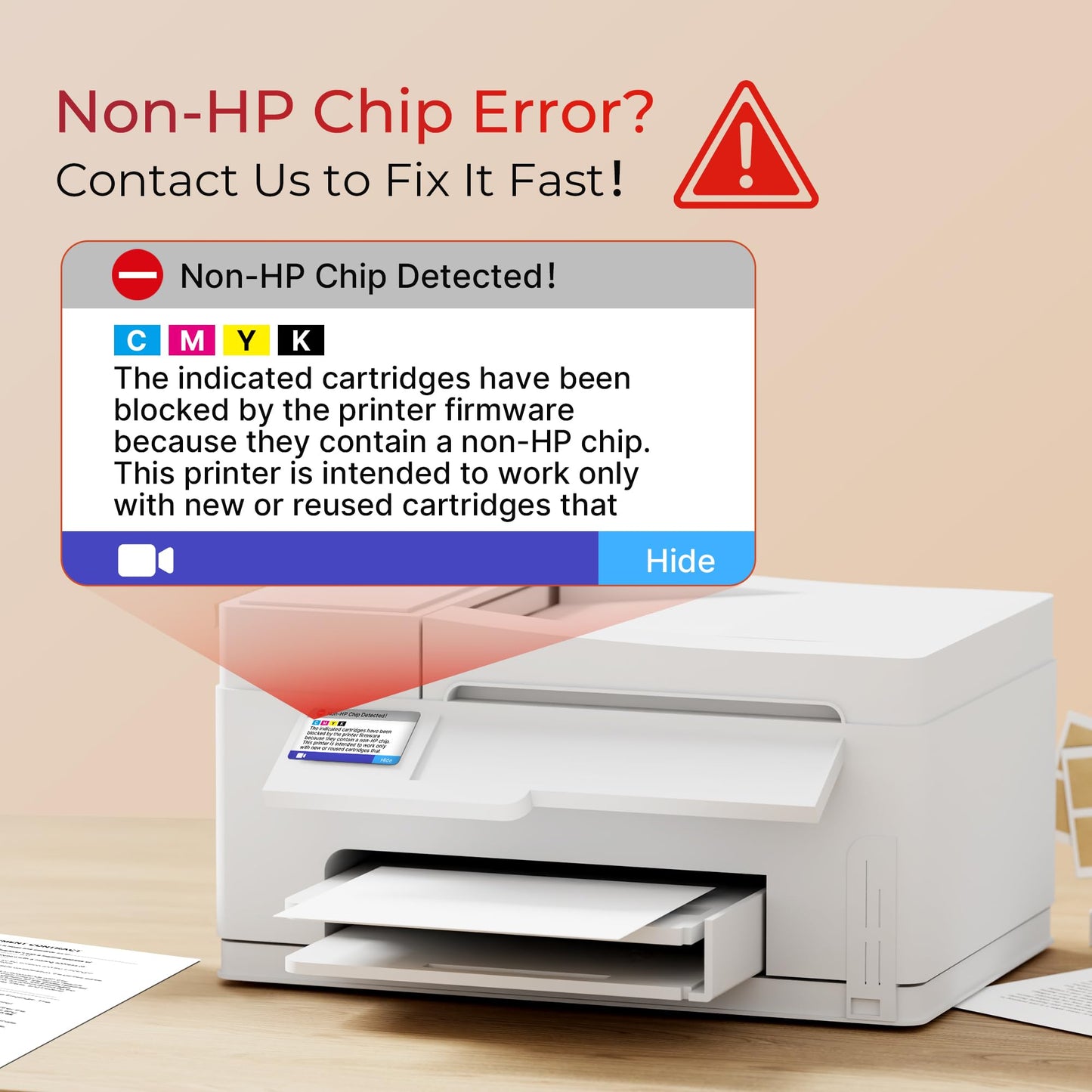 ejet 910XL Ink Replacement for HP 910XL Ink Cartridges Combo Pack with HP 910 Ink HP910XL HP910 Work for OfficeJet Pro 8020 8025 8028 8035 OfficeJet 8010 8015 8018 8022 Printers, Black and Color