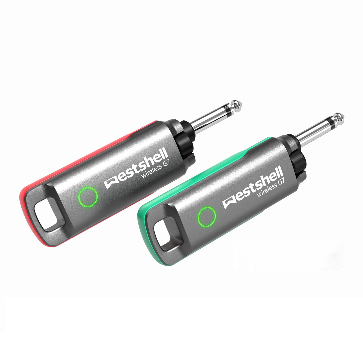 Westshell Wireless Guitar System Wireless Guitar Transmitter Receiver for Electronic Instrument Guitar Amp Digital Electric Acoustic Bass Guitar Accessories