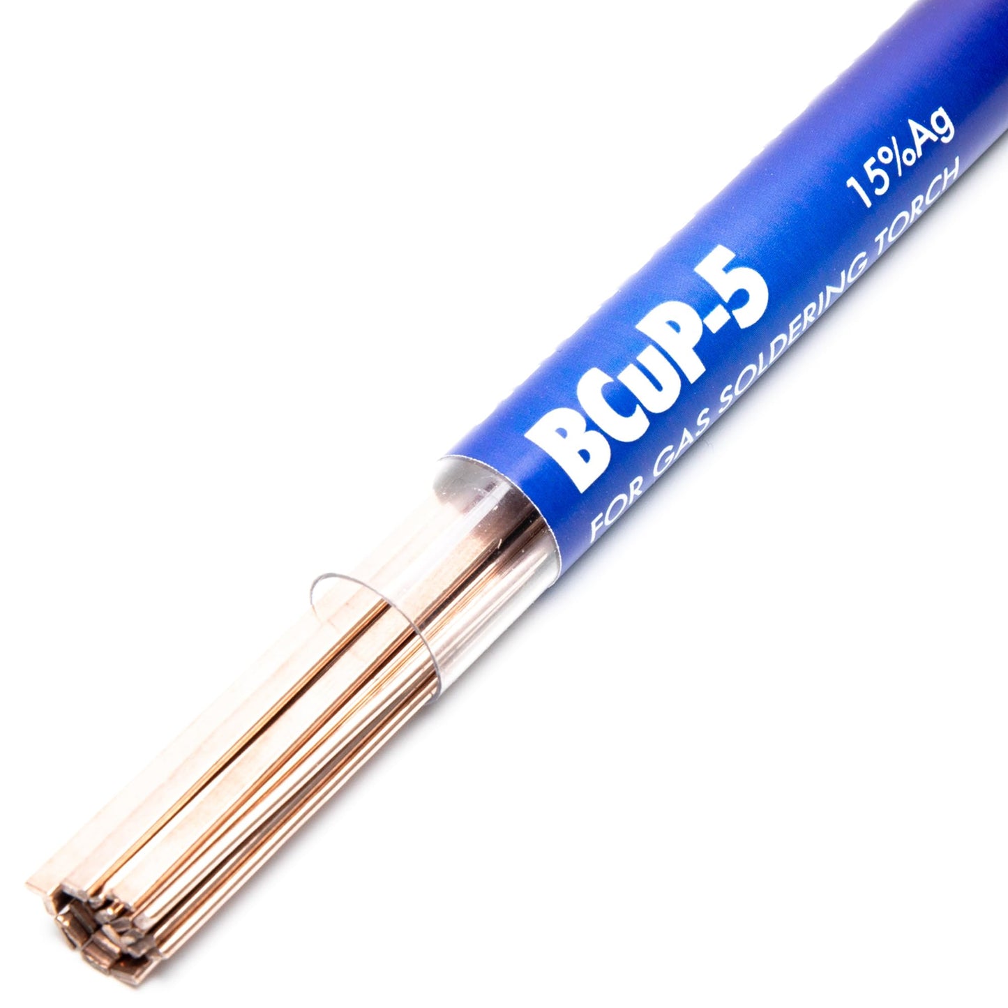 20 Sticks Brazing Rods Bcup-5 15% Silver Solder Phos Copper Brazing Alloys Flat Welding Rods Industry 0.050" x 1/8" x 14" for Air Conditioning Refrigerator Cold Storage HVAC Units