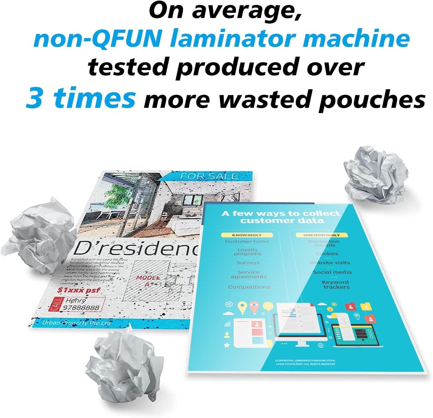 Laminator Machine and Sheets 13-Inch, Laminating Machine 11x17 Cold Thermal Laminator, 9 in 1 Lamination Machine 60s Warm-Up No Jam, Laminate Machine for Home/School/Office use