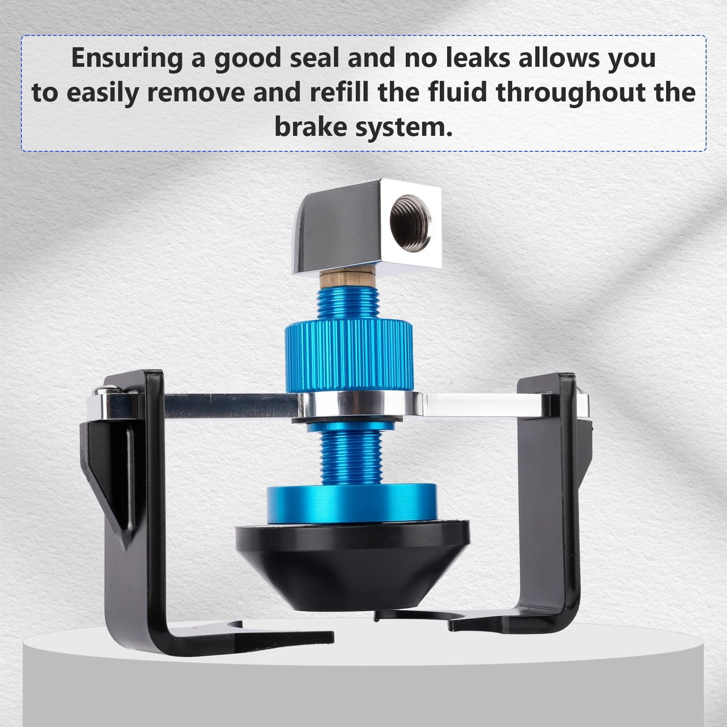 Universal Master Cylinder Adapter with 4Pcs Quick Connect, 58mm Brake Bleeder Adapter for Honda, Toyota & All Vehicles