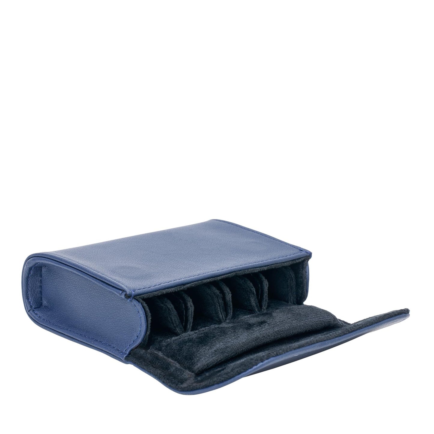 Trumpet Mouthpiece Pouch - Leatherette, 4-Piece, Navy Blue