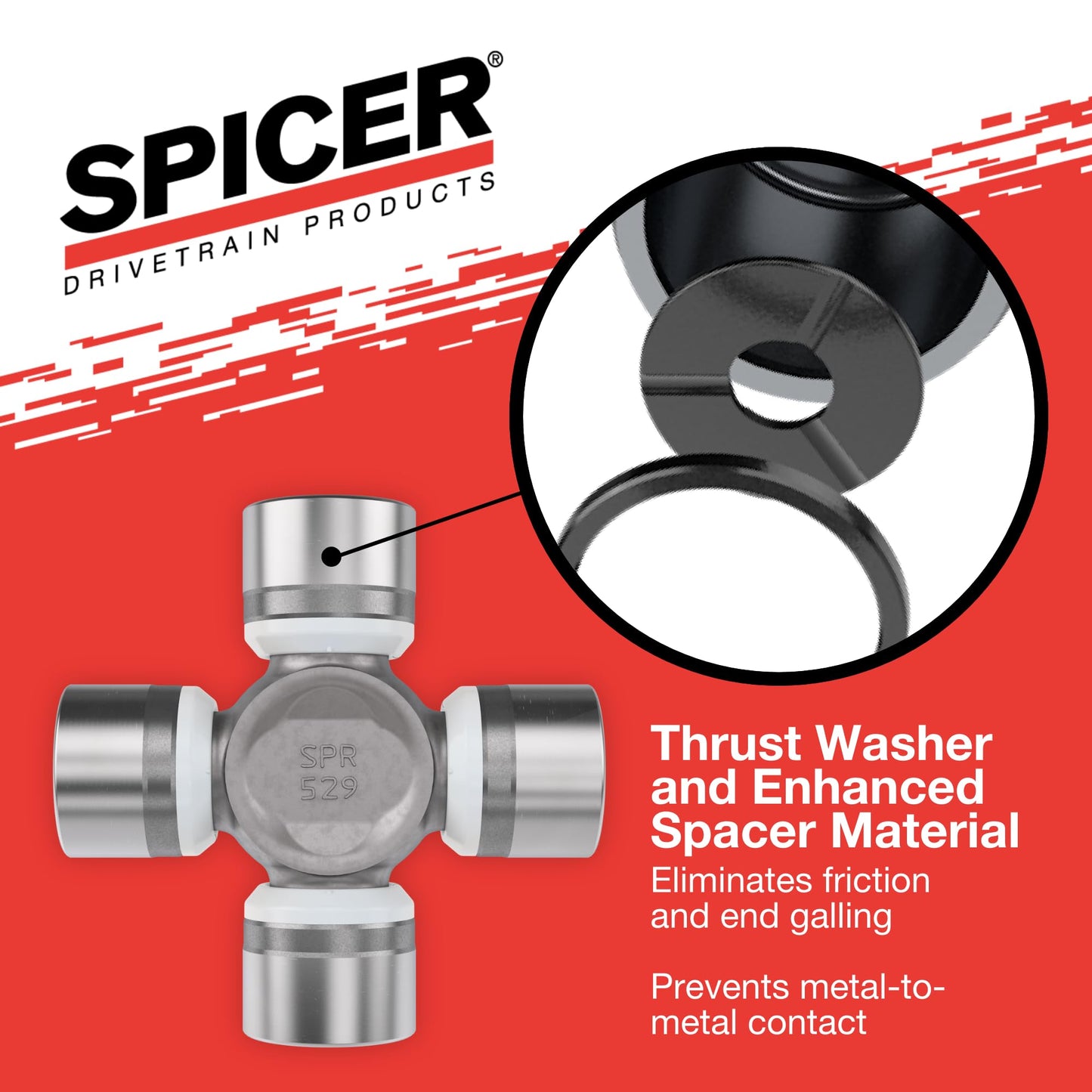 Spicer 5-1410-1X Premium Greasable Universal Joint