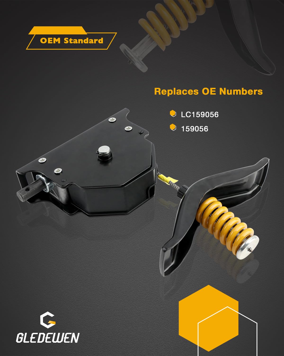Spare Tire Hoist, Spare Tire Winch Carrier, Compatible with RVs Trailers Trucks Motorhomes, Spare Tyre Holder with Offset Cable, Spare Wheel Towing Winch, Spare Tire Lift Assembly, LC159056, 159056