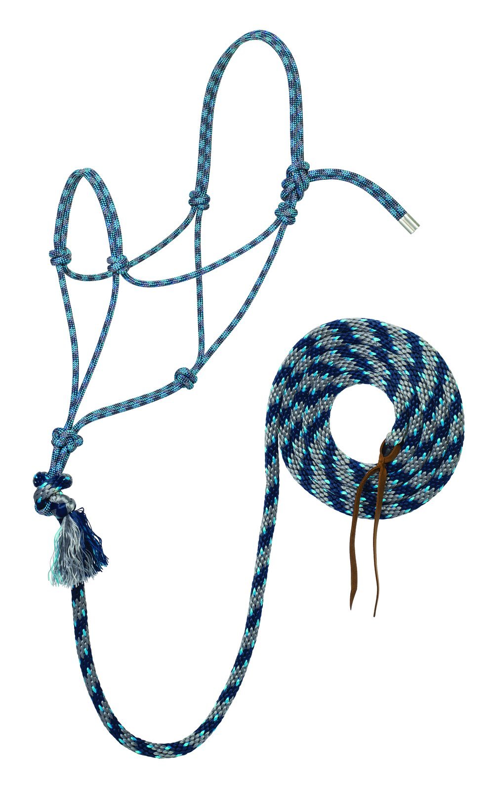 Weaver Leather Silvertip No. 95 Rope Halter with 12' Lead
