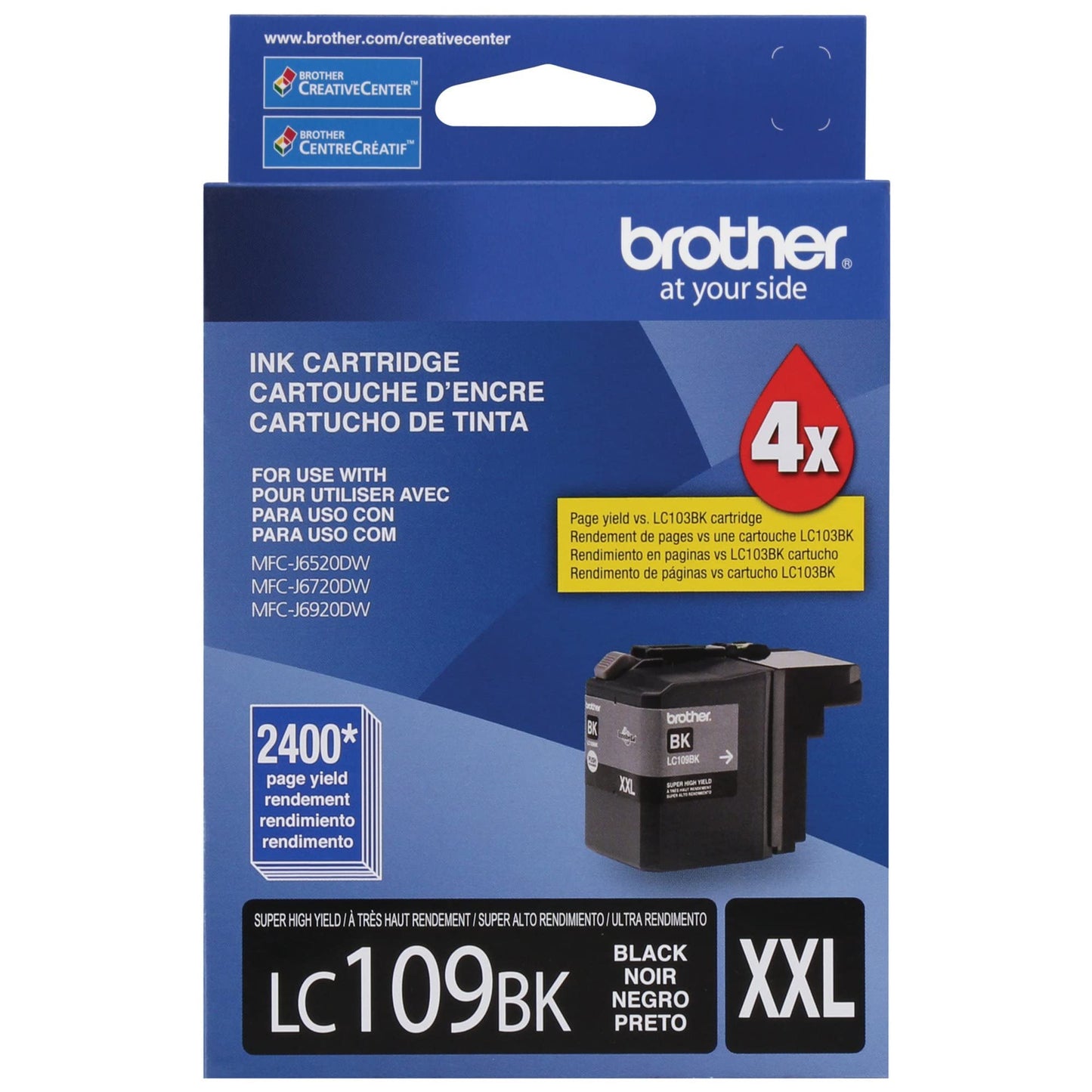 Brother Printer Ultra High Yield Inkjet Cartridge-Black (Lc109Bk)