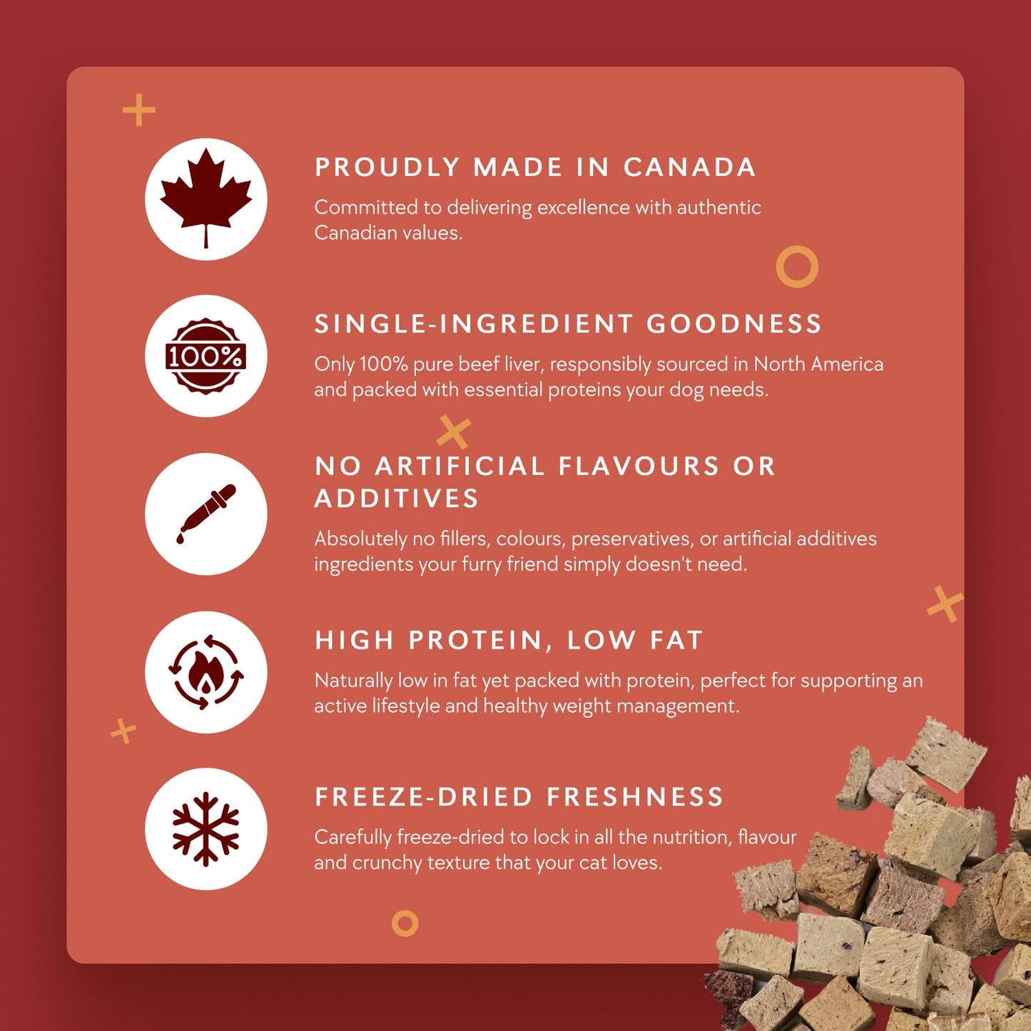 Benny Bullys Pillow Pack Mini Bits - Freeze Dried Dog Treats - Pack of 12