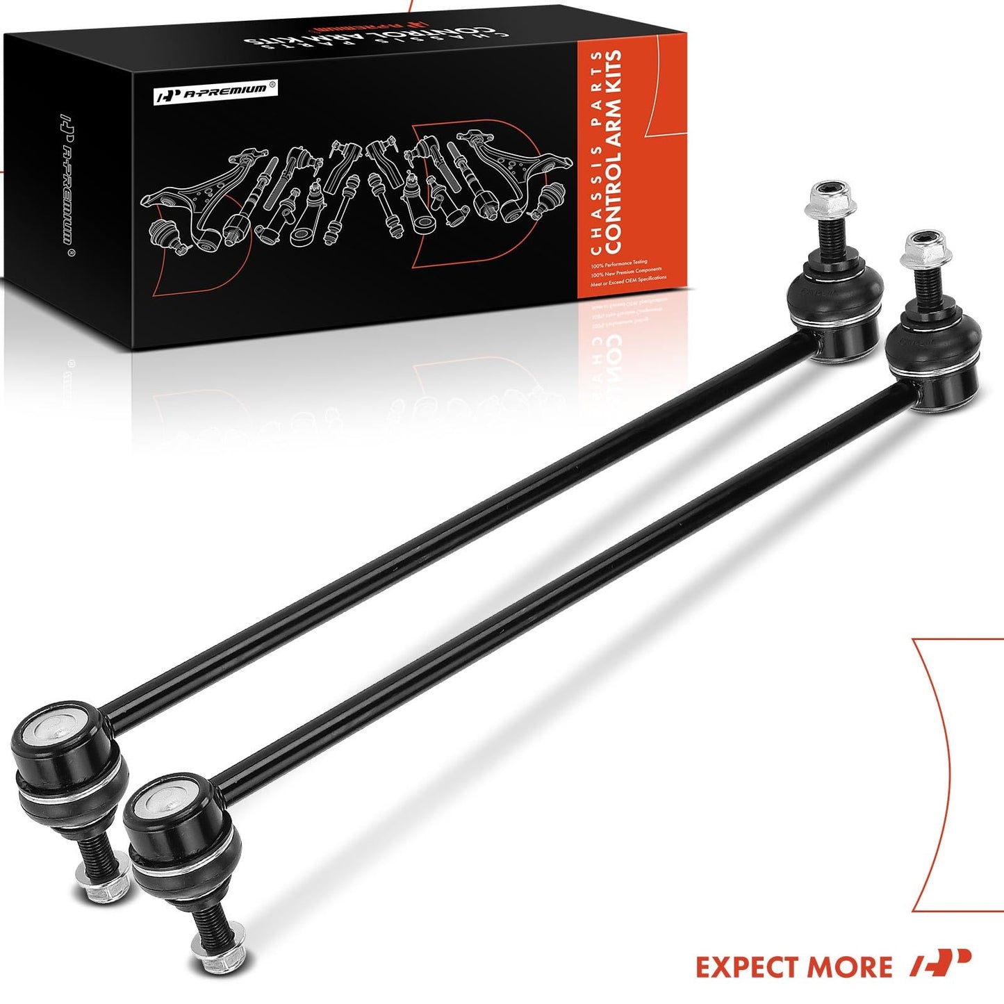 A-Premium 2 x Front Sway Bar Links Stabilizer Bar Links, Compatible with Honda CR-V CRV 2020-2023, Civic 2016-2023, Accord 2018-2023, Insight 2019-2022 & Acura RDX 2019-2023