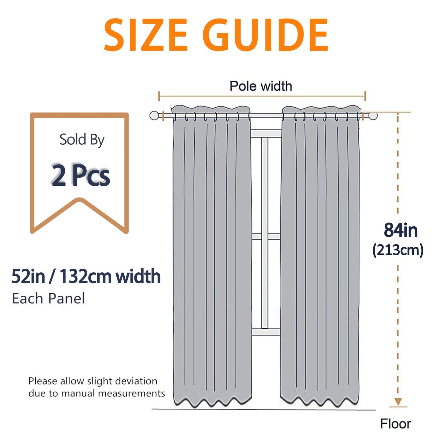 GRALI Blackout Curtain Panels, Light Blocking Noise Reducing Thermal Insulated Tweed Textured Drapes for Living Room (2 Pcs, 52 Inch by 84 Inch, Blush Pink)
