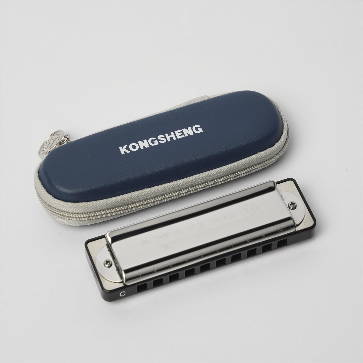 KONGSHENG New Amazing 20 10-Hole Diatonic Harmonica (C, Black)