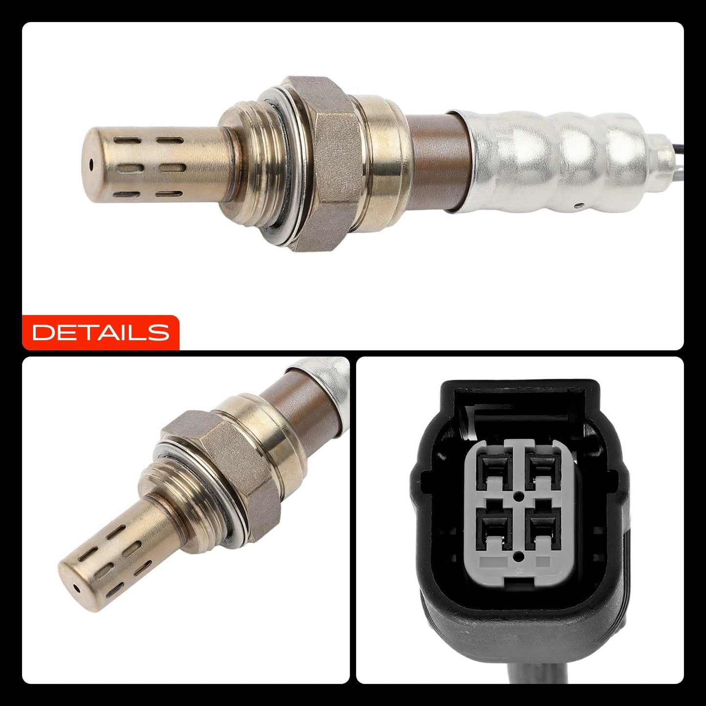 A-Premium O2 Oxygen Sensor Compatible with Honda Accord 2013-2017, Civic 2012-2015, Crosstour 2012-2015, CR-V 2010-2016, Pilot 2016-2019, Ridgeline & Acura ILX, MDX, RDX, TLX, Downstream